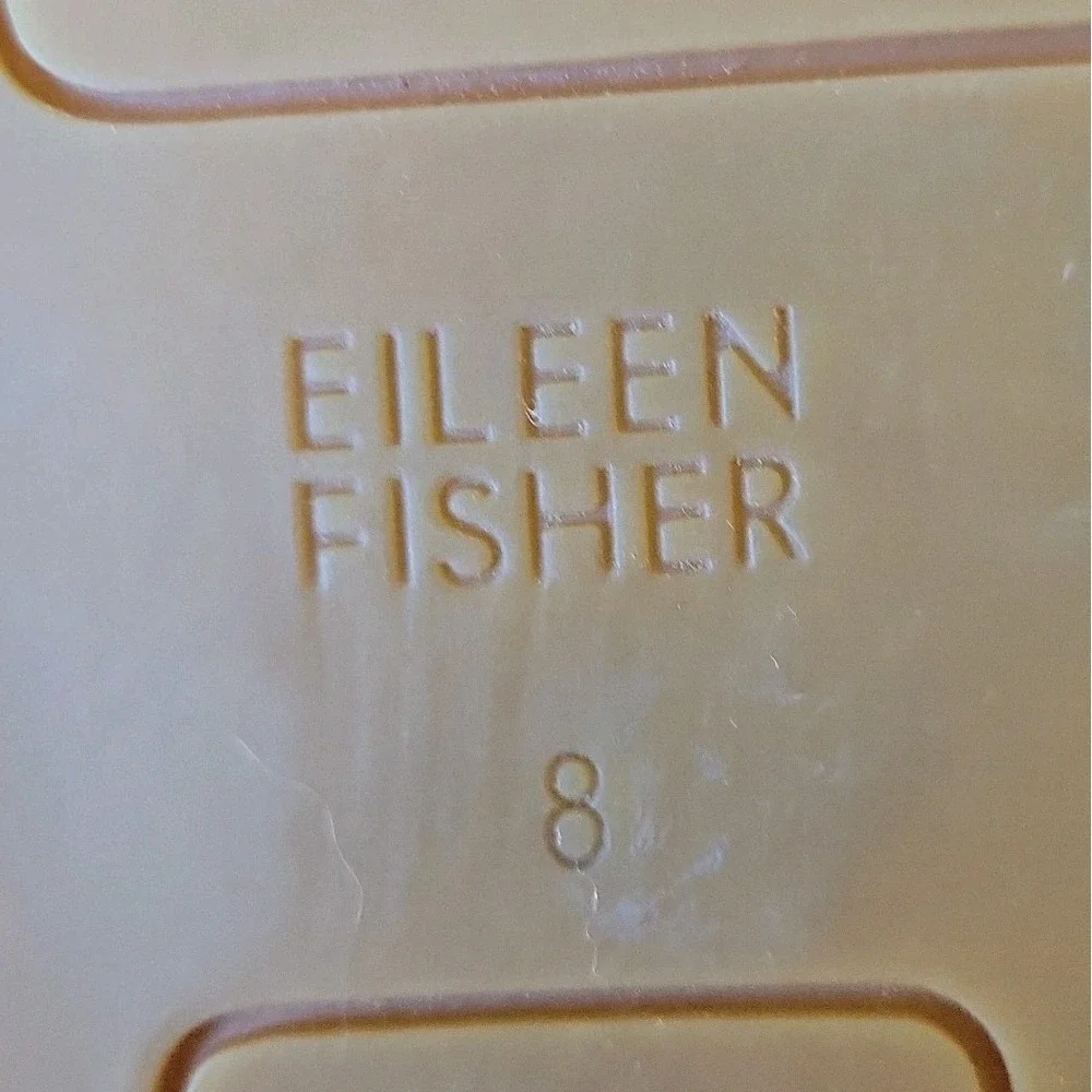 Eileen Fisher Lady D'Orsay Espadrille 8 Pastel Pink Leather Coastal Summer